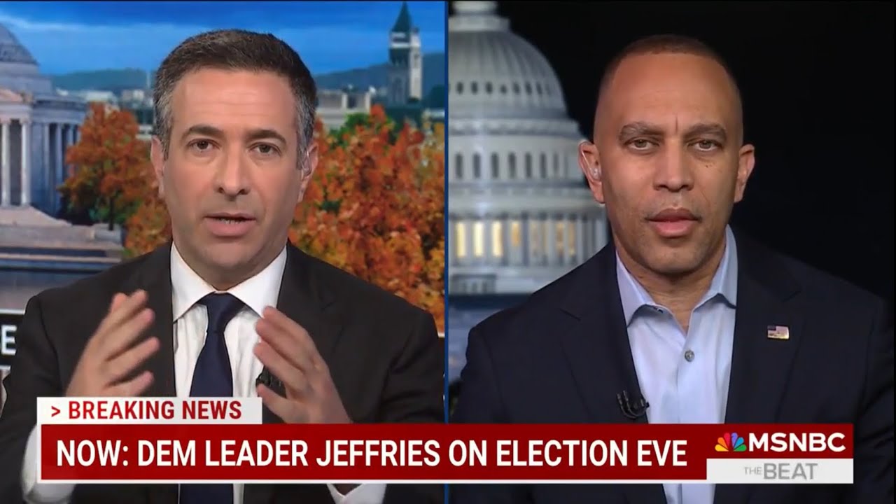 Лидер Джеффрис в программе MSNBC &laquo;The Beat&raquo; с Ари Мелбером