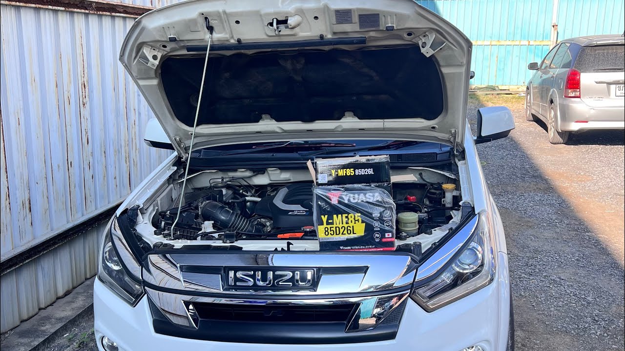 เปลี่ยนแบตเตอรี่ DMAX 1.9L กิมแบตเตอรี่