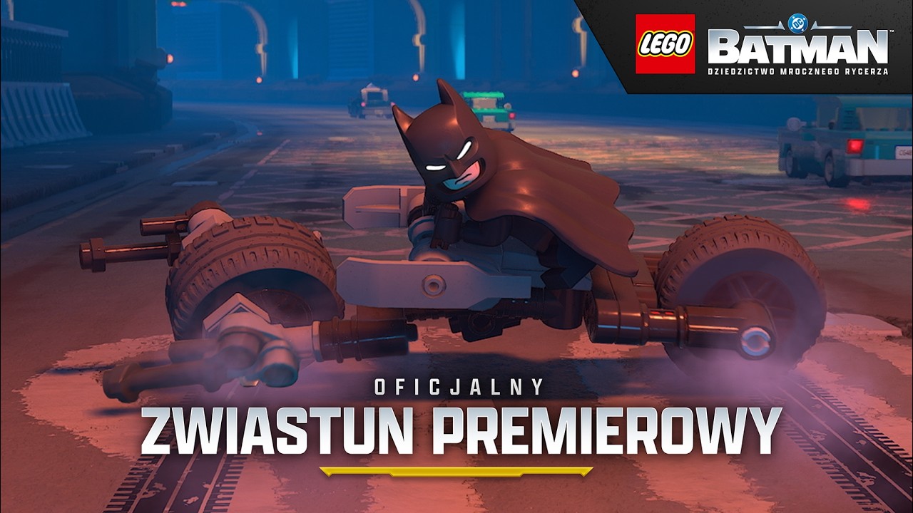 Oficjalny zwiastun premierowy gry &bdquo;LEGO&reg; Batman&trade;: Dziedzictwo Mrocznego Rycerza&rdquo;