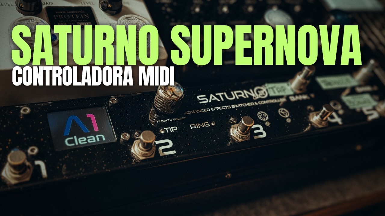 Controladora MIDI Saturno Supernova | Como eu utilizo e algumas funções