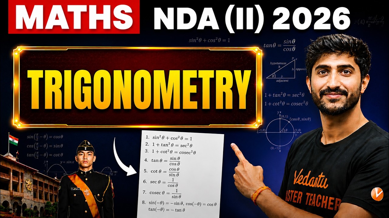 Maths Trigonometry One Shot For NDA 1 - 2026 | One shot for NDA -2026 | Govind sir