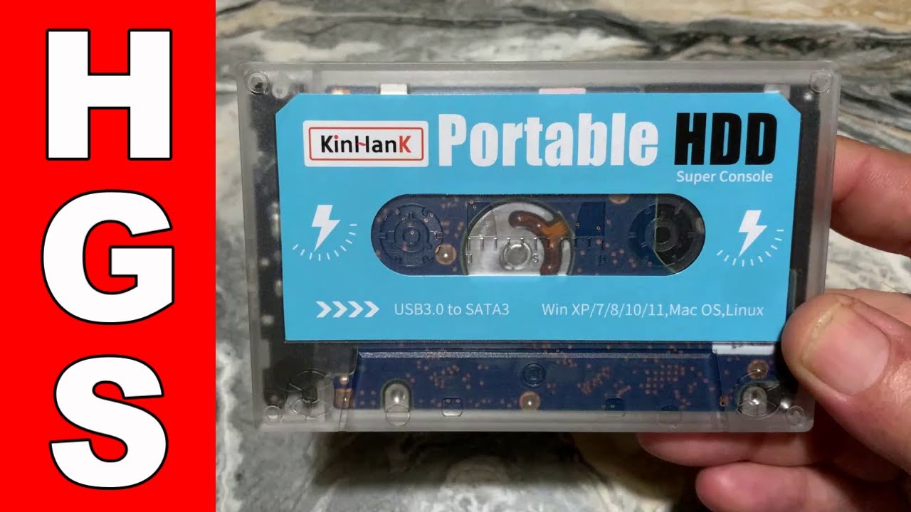 Portable HDD Super Retro Console KinHank ✔️