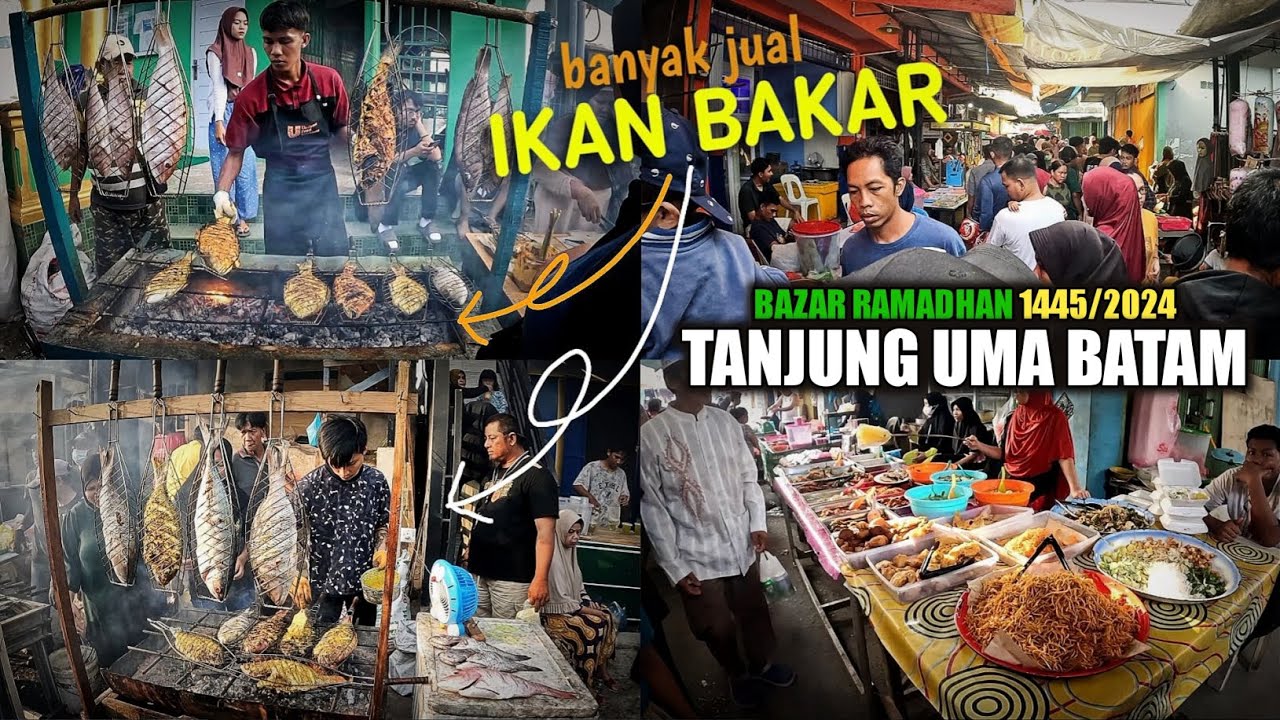 Kamp. Tua Tanjung Uma Batam | Suasana Bazar Ramadhan 2024 | Yang Nyari Ikan Bakar Harus Kesini !!!