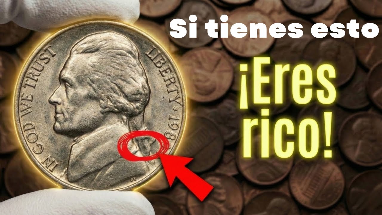 Una moneda de 5 centavos vieja que está haciendo millonarios 💰 ##Monedas #Níquel #MonedasValiosas