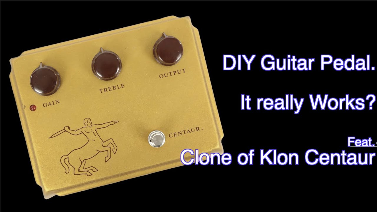 [DIY Pedal] Clone of Klon Centaur with DIY kit Review&Test