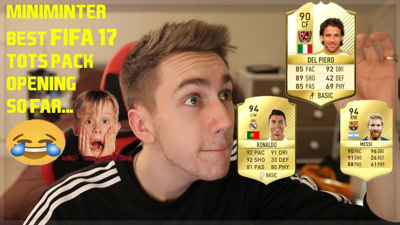 MINIMINTER FIFA 17 ALL TOTS AND THE BEST PACKS!!!