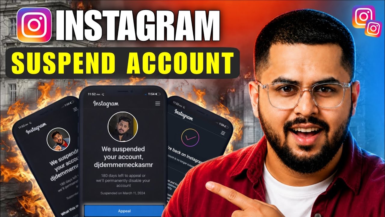 Instagram Suspend Account 😱 | We Suspended Your Account 180 Days Problem क्यू होती है Fix Kaise Kare