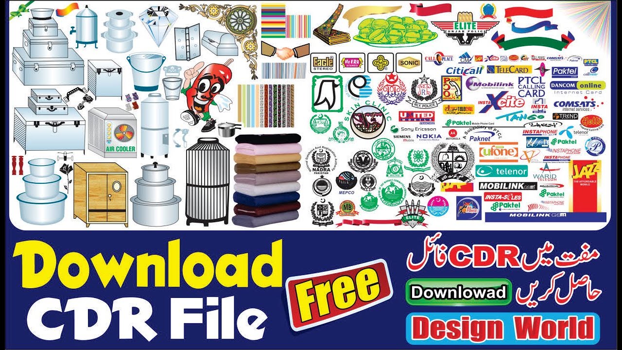 Best Logo Vector 200 +CDR File Download For Daily Use l Design World 2020