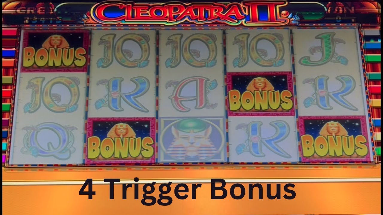 Cleopatra II Four Trigger Bonus gives a Jackpot Handpay!