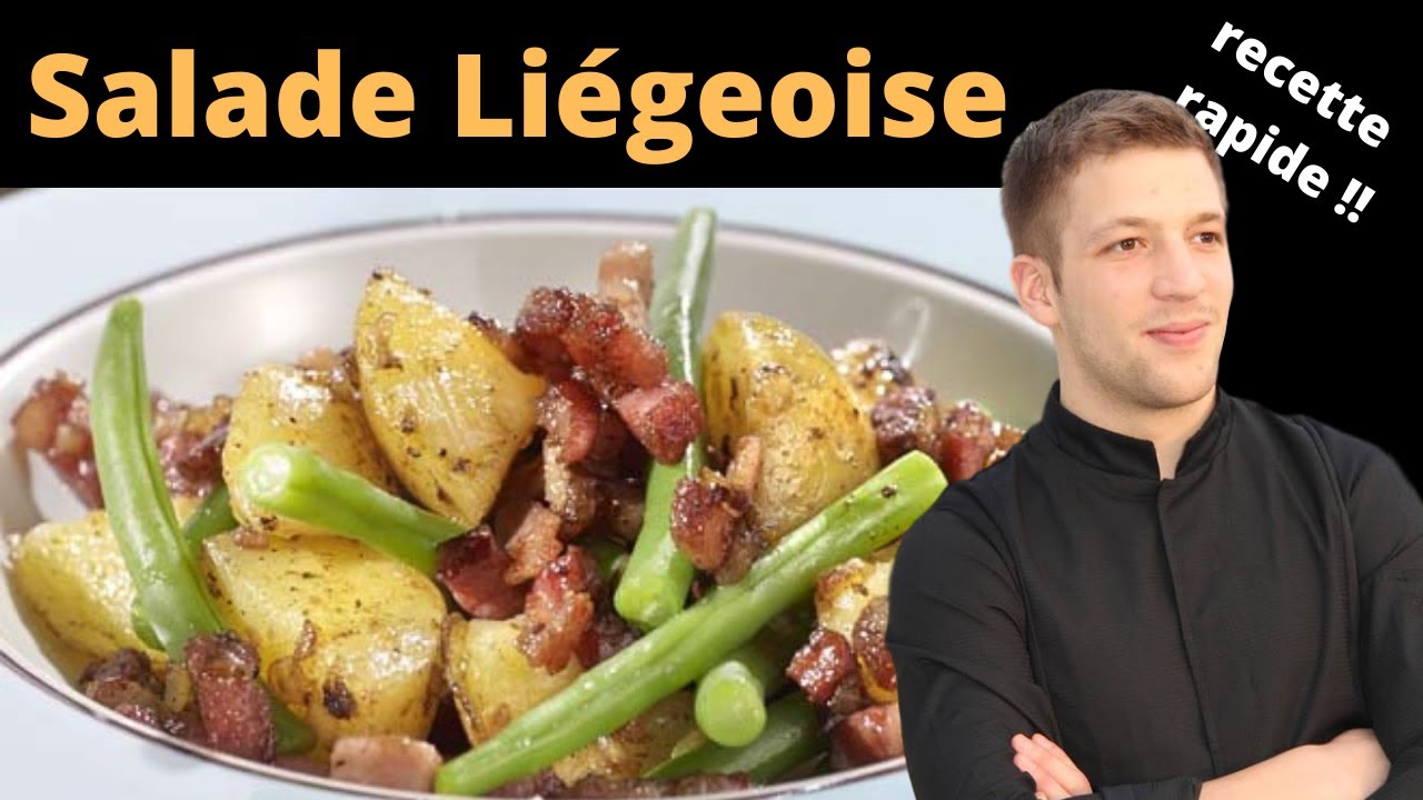 La vraie SALADE LIÉGEOISE  [recette rapide]