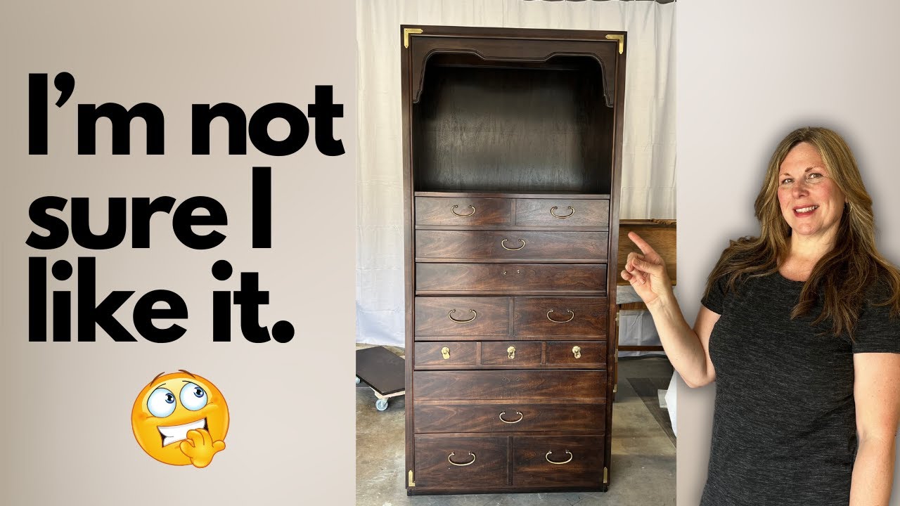 Such a huge flip restoration!  Do you like it?  #furnitureflip