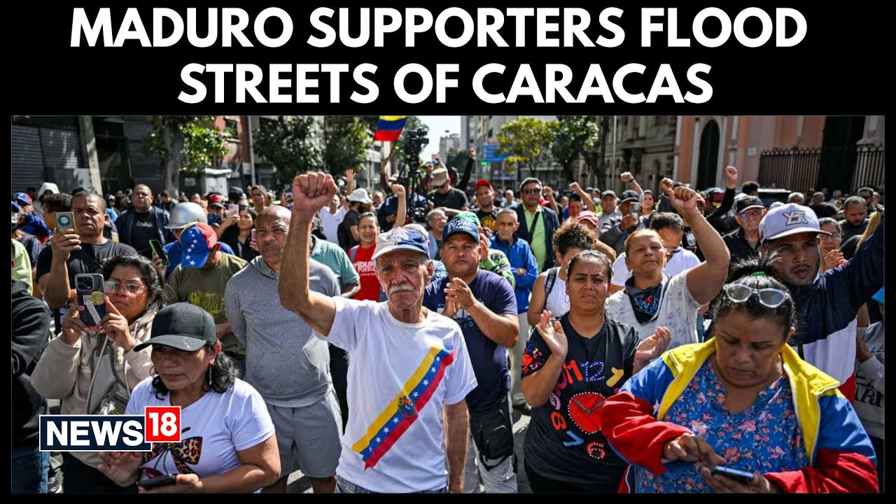 Maduro Supporters Rally in Caracas After Trump Claims U.S. Captured Venezuelan President | N18G