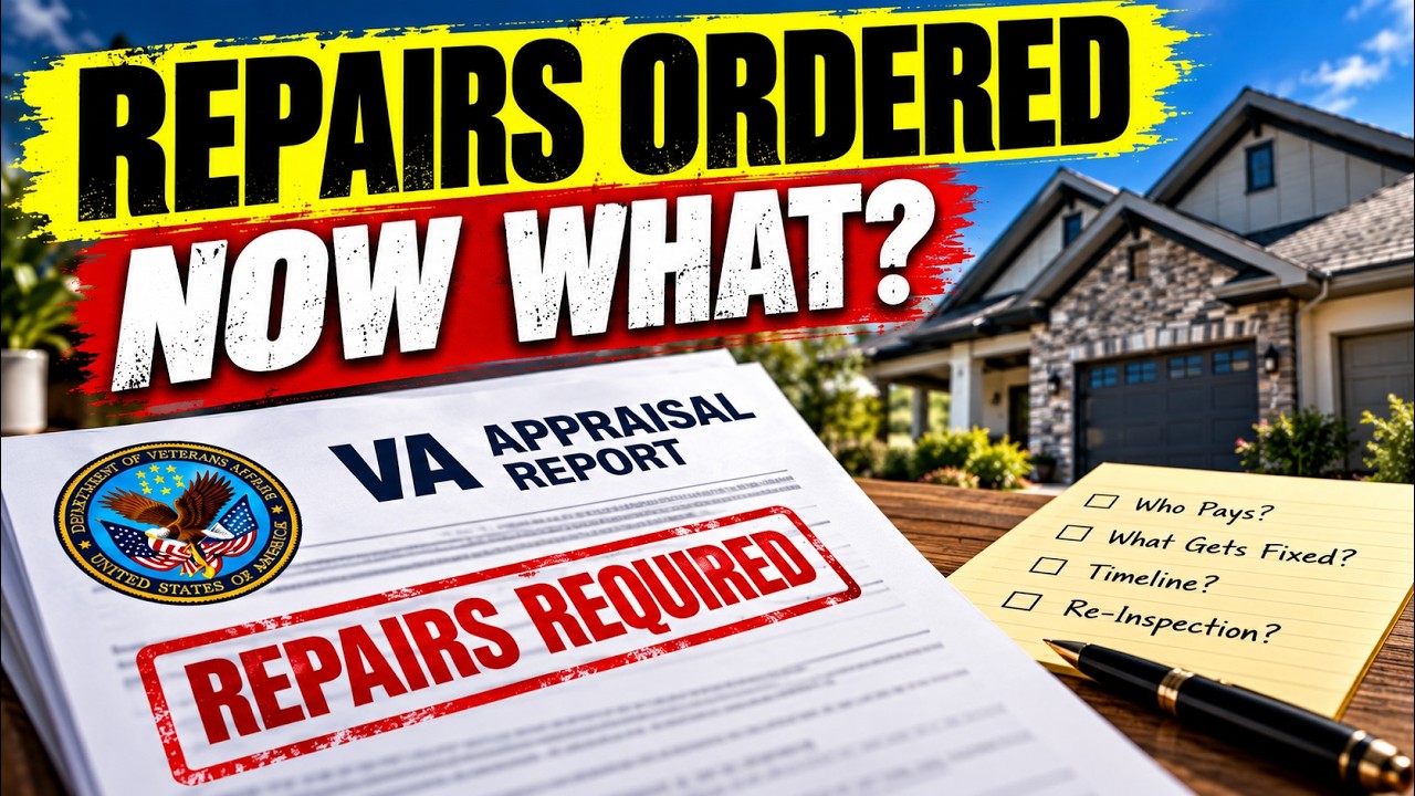 How to Navigate VA Loan Appraisal Repairs Like a Pro [Part 1]