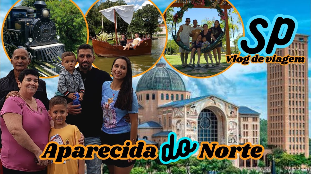 Vlog: Aparecida do Norte SP. Um passeio pela história de trem e um divertido pedalinho!