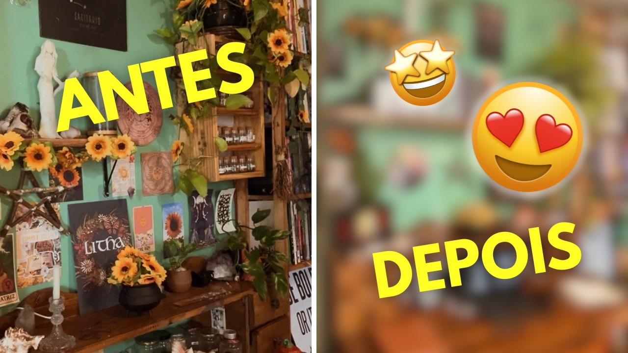 Reorganizei Meu Altar De Bruxaria 🔮