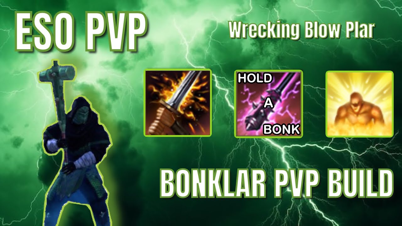 ESO PVP: “BONKPLAR” WRECKING BLOW TEMPLAR PVP BUILD