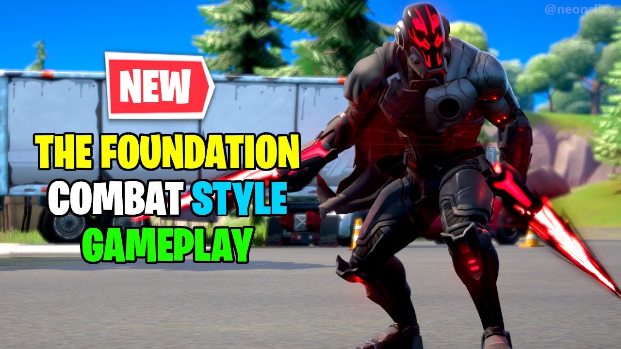 The Foundation Combat Style Gameplay - Fortnite Foundation Edit Style