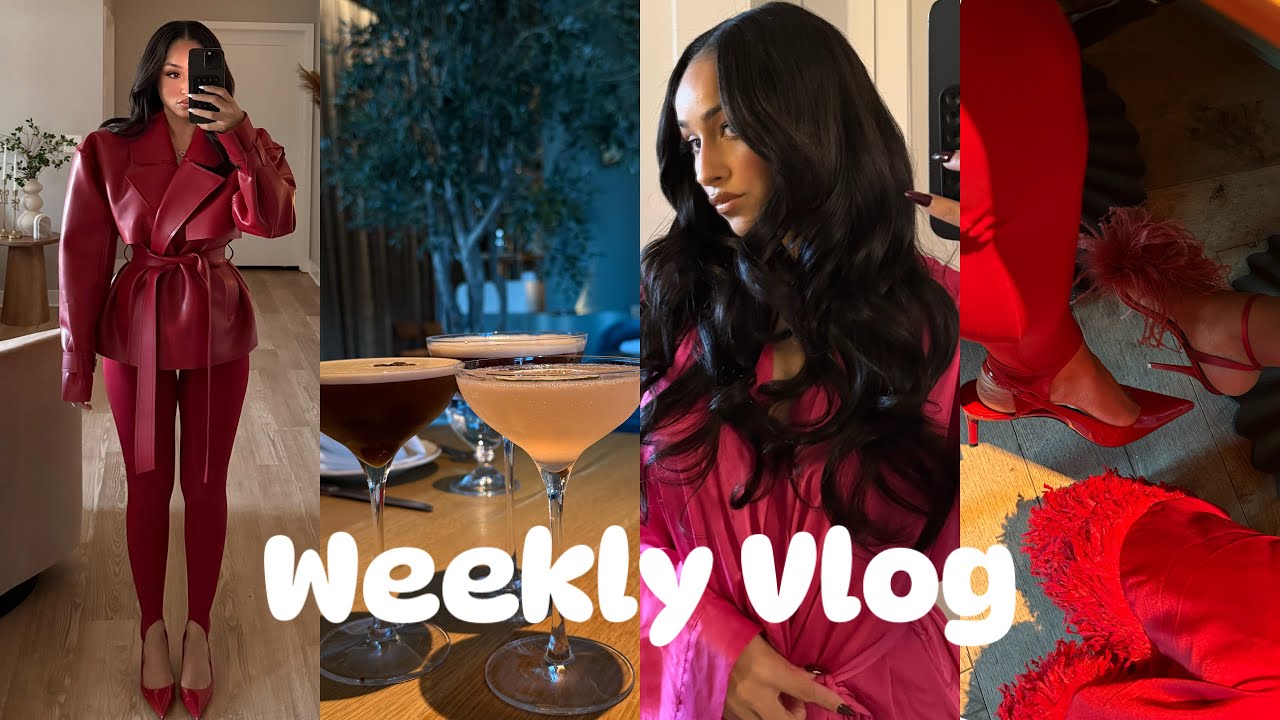 Weekly Vlog | Galentines Brunch, Slick Back Bun Tut, Feeling Under The Weather + More