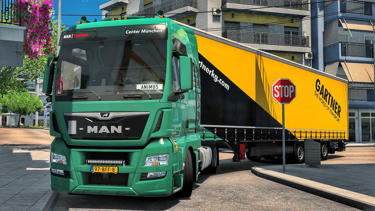 Epic Narrow Country Roads to the Busy Streets of Greece | #ets2 1.55