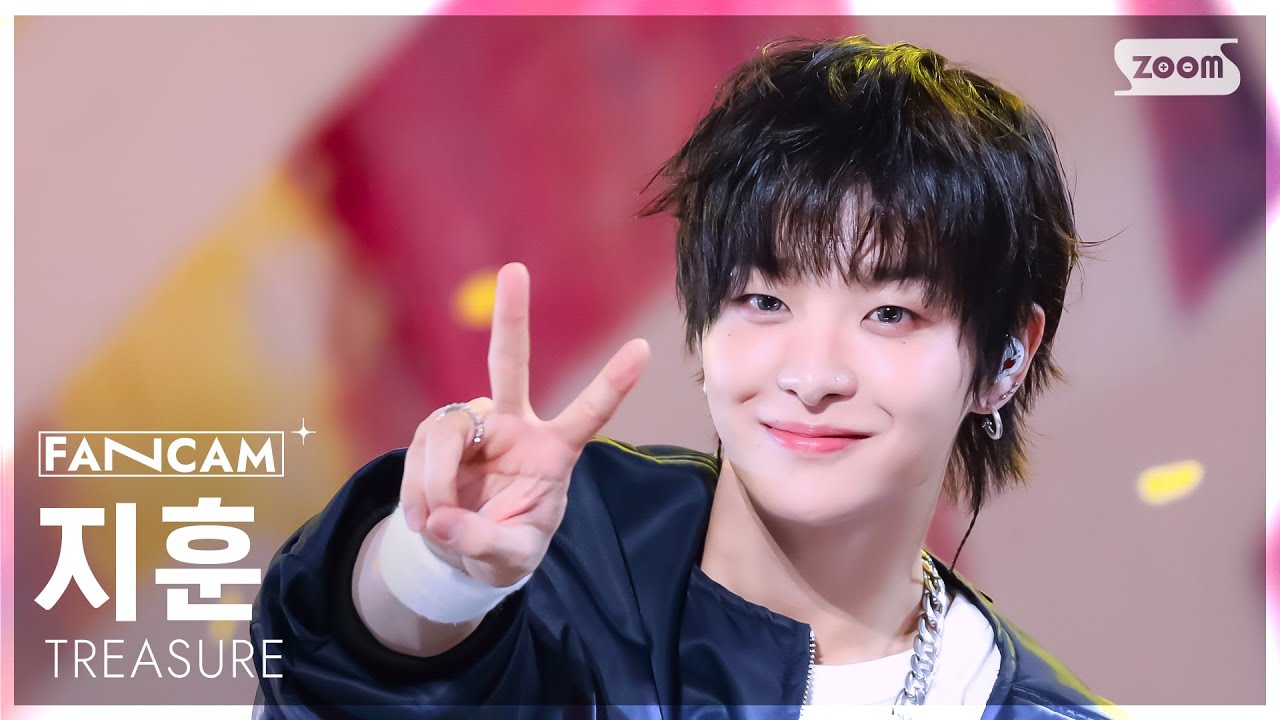 [안방1열 직캠4K] 트레저 지훈 'YELLOW' (TREASURE JIHOON FanCam) @SBS Inkigayo 250316