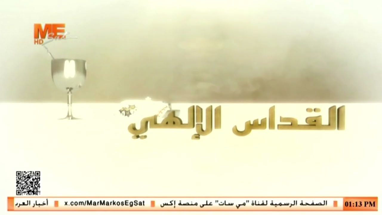القداس الإلهي من كنيسة القديسة السيدة العذراء بالمطرية.
