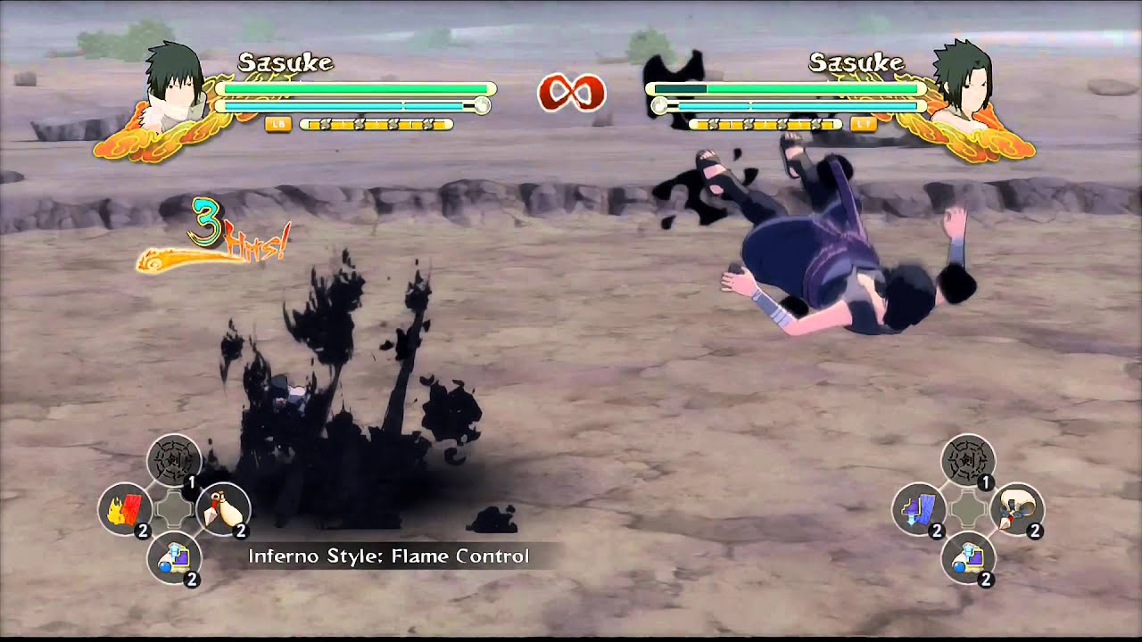Naruto Storm 3: EMS Sasuke's Moveset