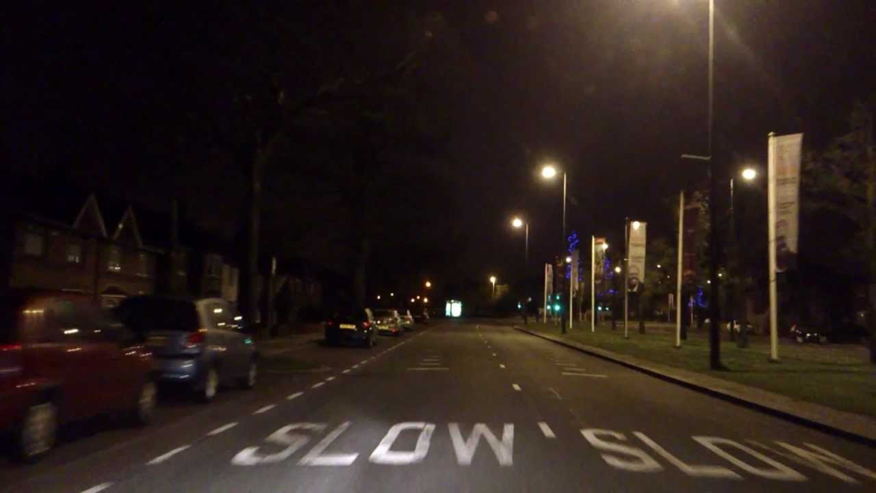 M62 and Edge Lane Drive to Liverpool
