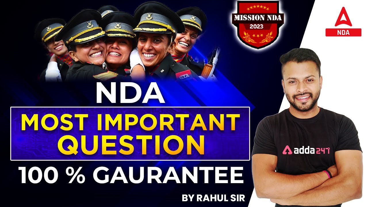 NDA 1 2023 | Most Important Questions Of Maths For NDA 2023 Preparation | NDA Maths Classes