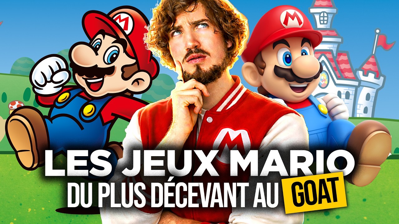 Je classe TOUS LES JEUX MARIO du PIRE au MEILLEUR 🔥 Ma TIER LIST ULTIME MARIO !