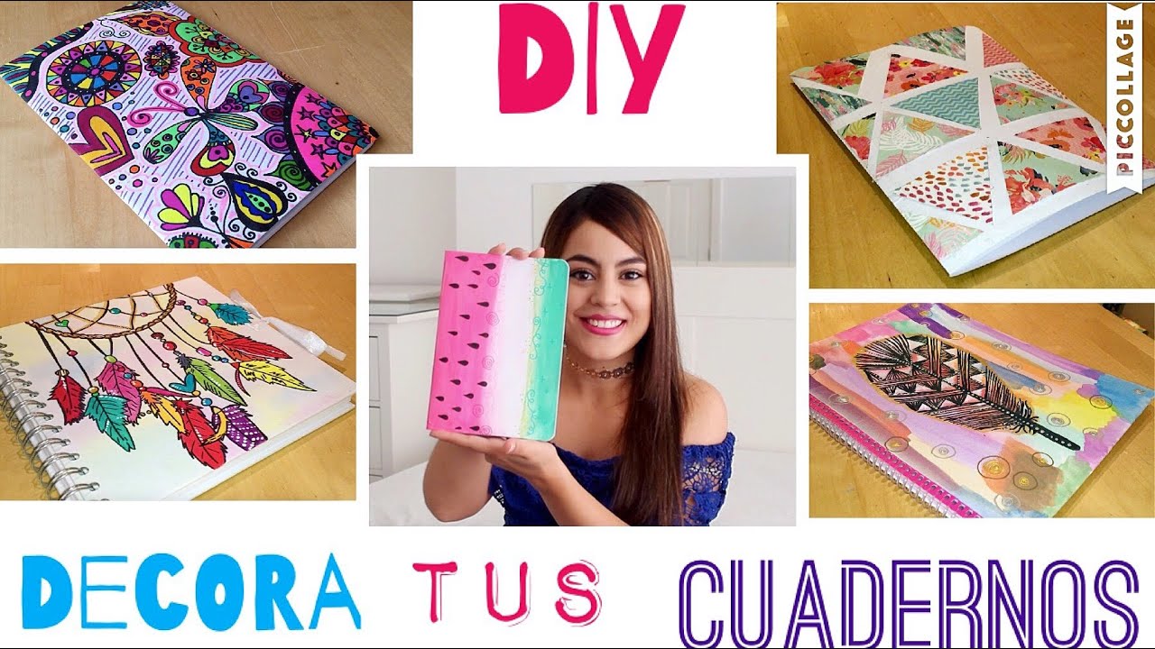 DIY 5 Ideas para DECORAR tus cuadernos - Mayra Alejandra