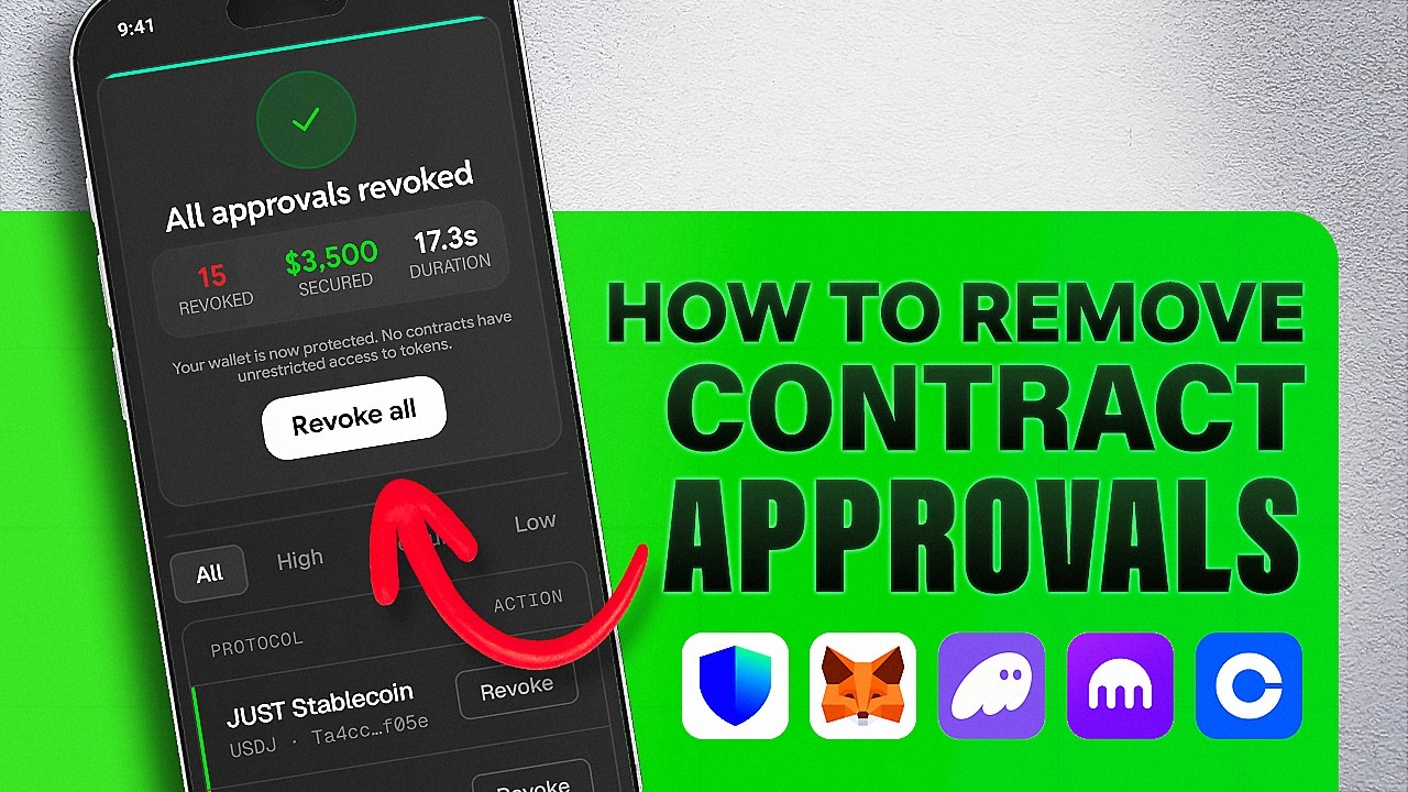 How to Remove Smart Contract Approvals From MetaMask / Trust Wallet