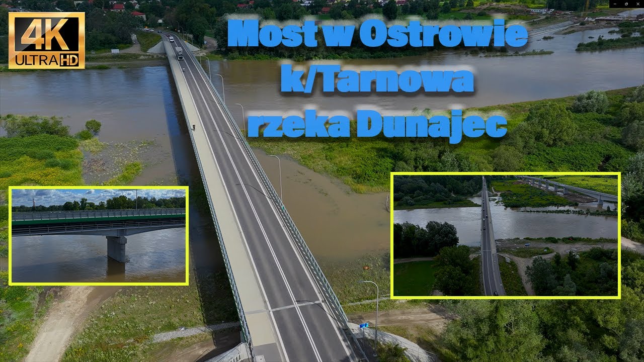 Remont mostu w Ostrowie zakończony dawno temu 😉🌉🏗️ | a tak radzi sobie z 3 m wody w Dunajcu