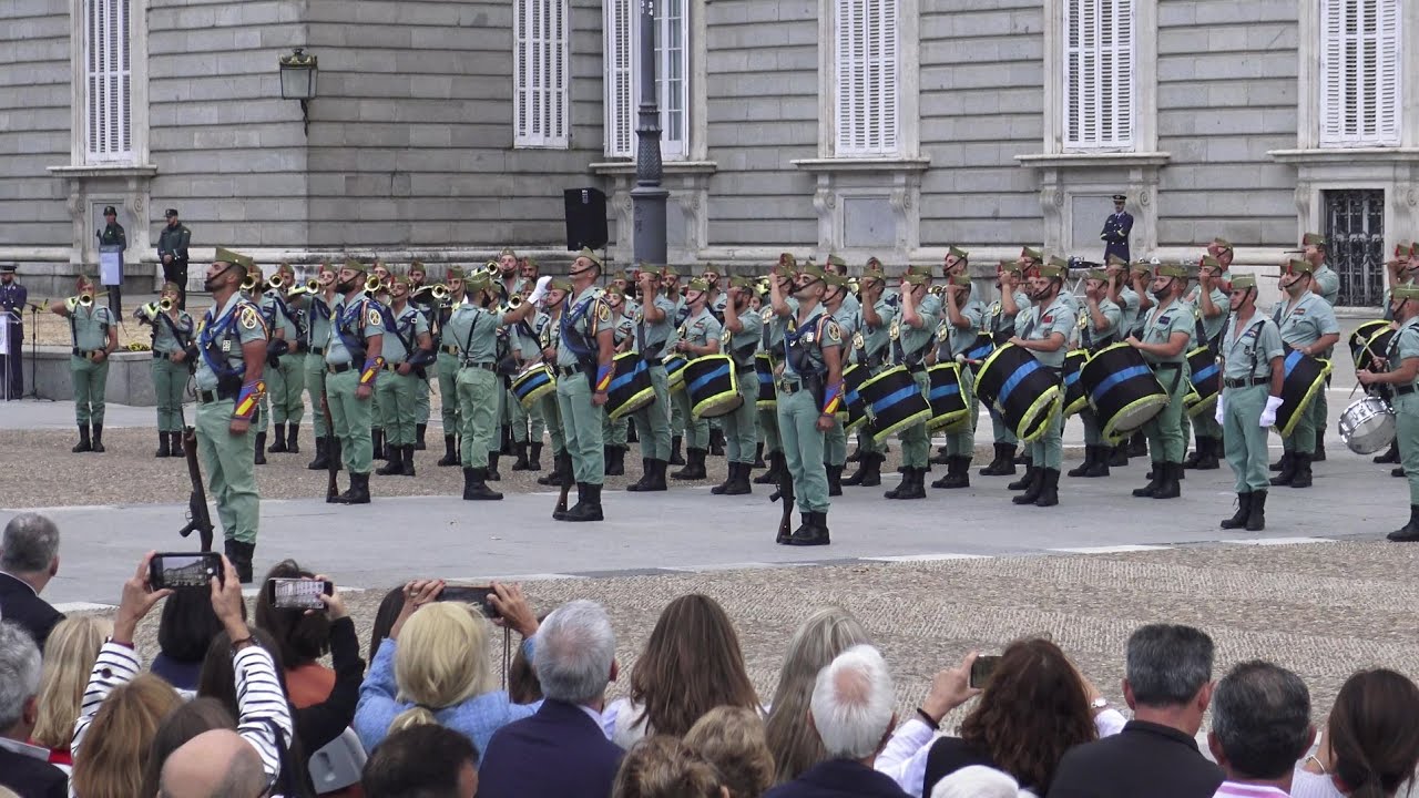 Día de la Fiesta Nacional 2022: Encuentro de Músicas Militares. Palacio Real de Madrid.