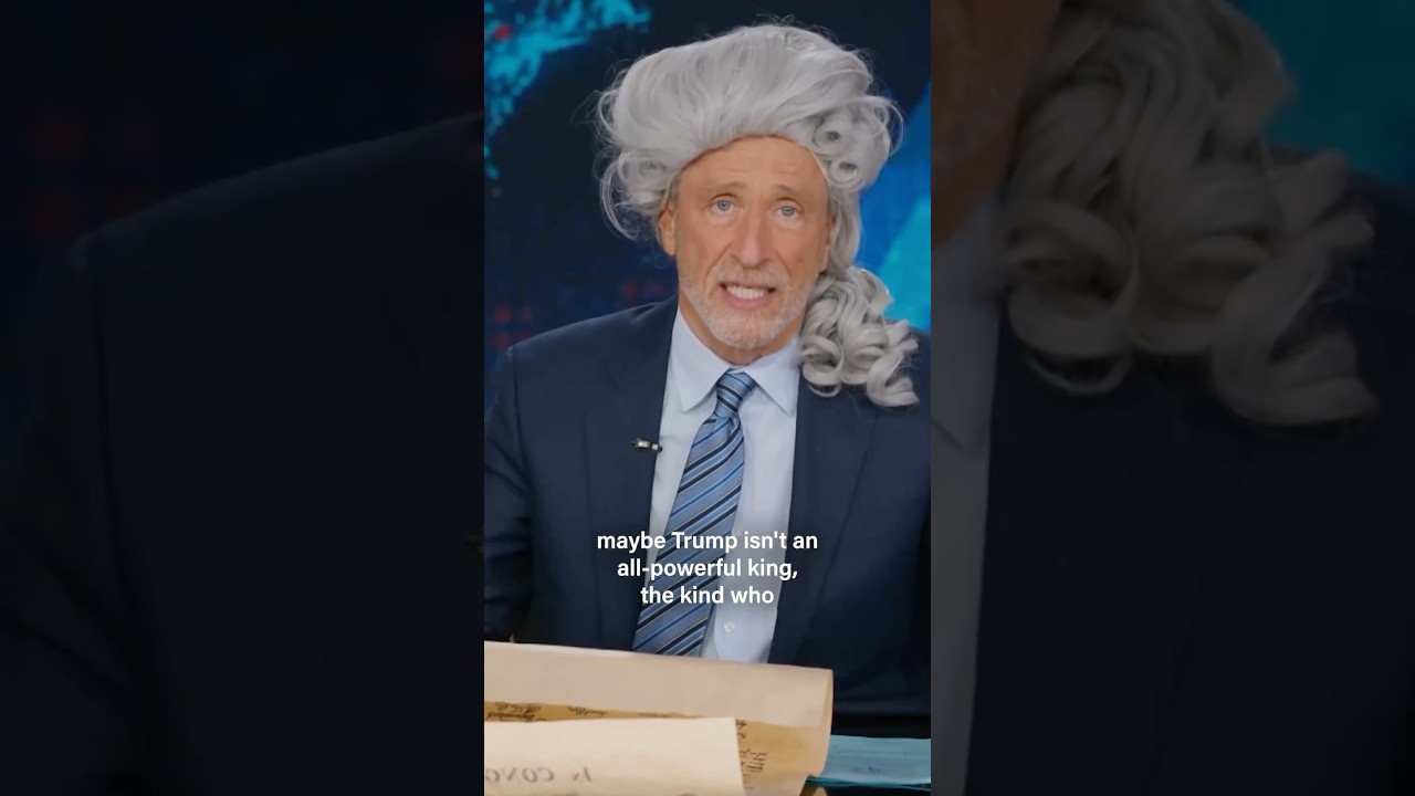 Jon consults the Declaration of Independence to see if Trump meets the 