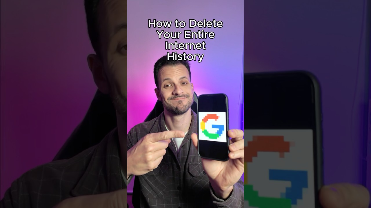 This is how you delete your entire history! 