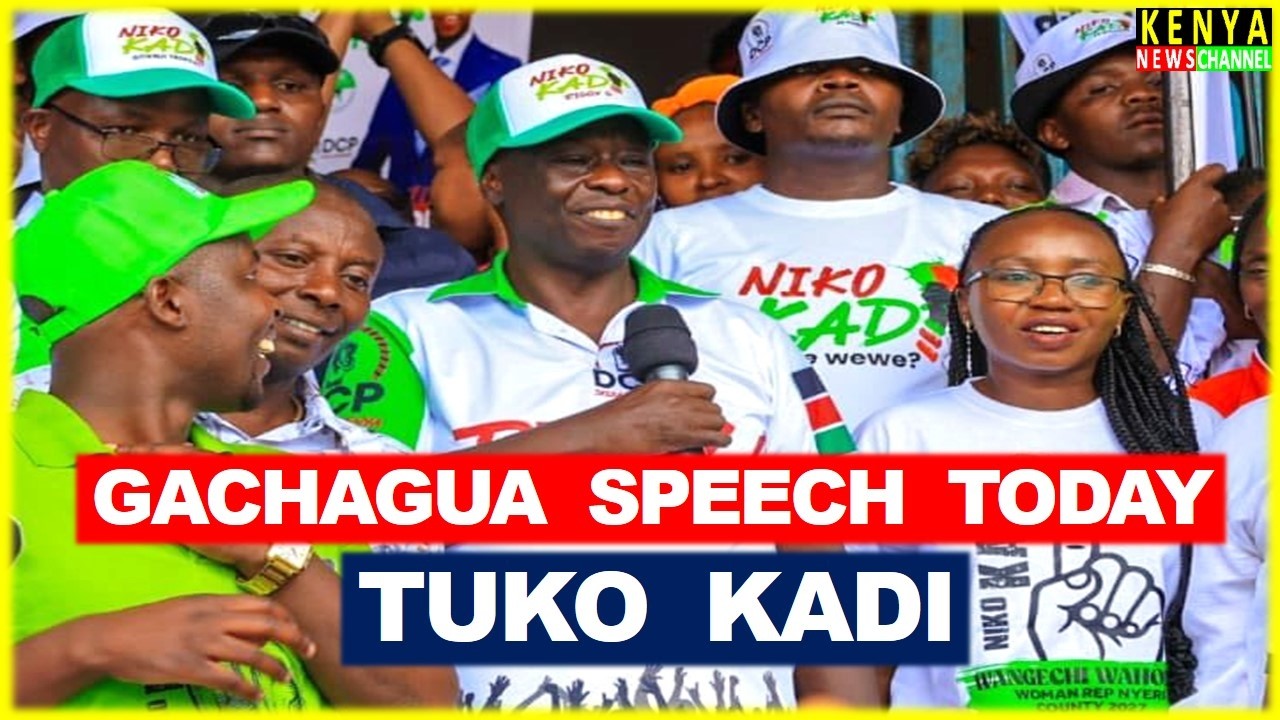 Gachagua zwraca się do pokolenia Z po rejestracji wyborcy Tuko Kadi w biurach IEBC Mathira Nyeri