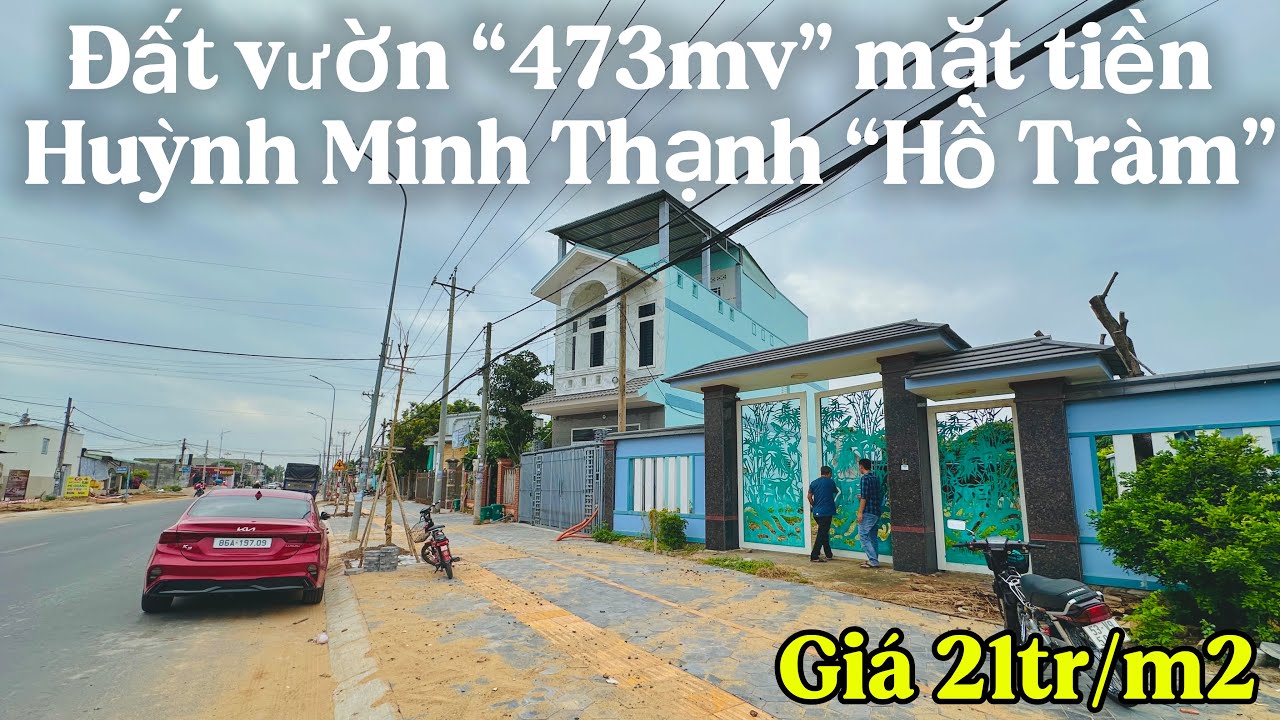 #591 Bán đất mặt tiền kinh doanh sầm uất gần biển Hồ Tràm | Phù hợp kinh doanh nghỉ dưỡng “12x40”