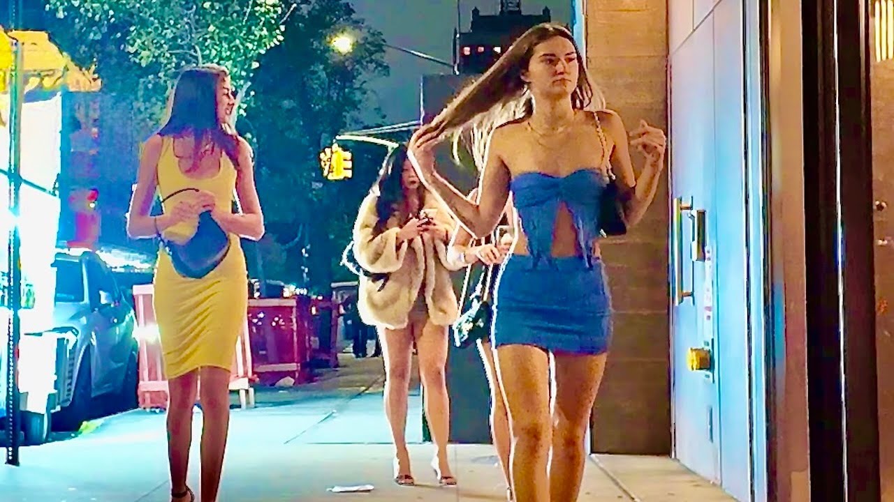 What Really Happens in Manhattan After Dark? | Ladies Exploring NYC Nightlife Districts (4K) 2025
