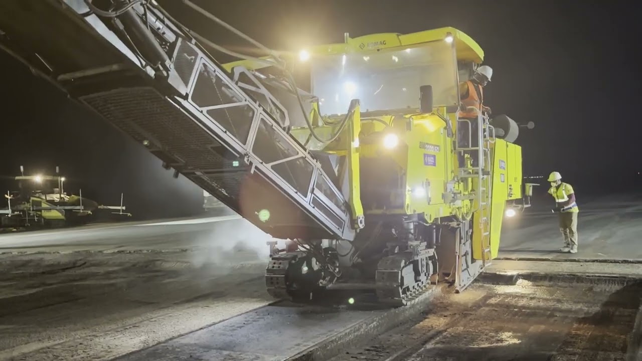 [𝗖𝗛𝗔𝗡𝗧𝗜𝗘𝗥 🚧] EUROSPRAYER au TCHAD 🌏 – Réhabilitation de la piste d’atterrissage de l'Aéroport .