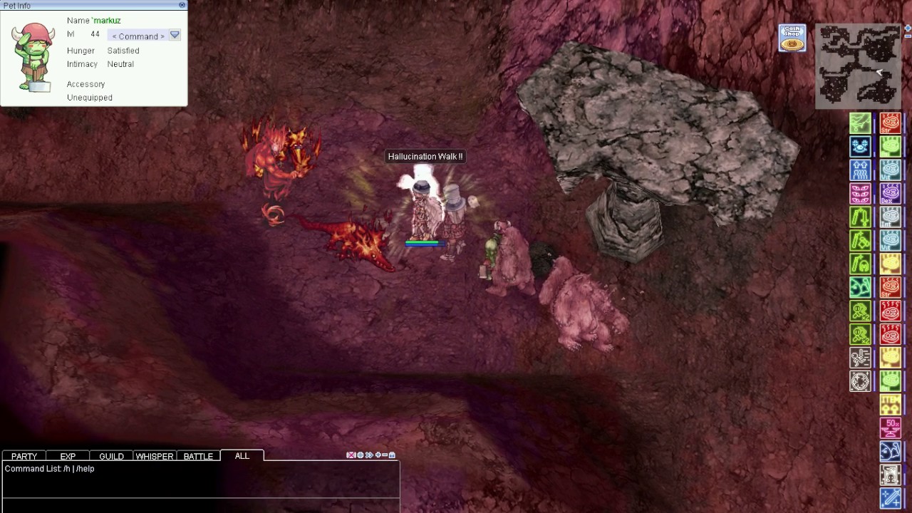 iRO Chaos Noob DD Crit GX vs Ifrit 