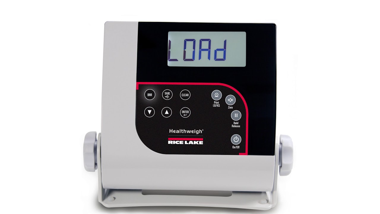Locking Units of Measure on Rice Lake Medical Indicators
