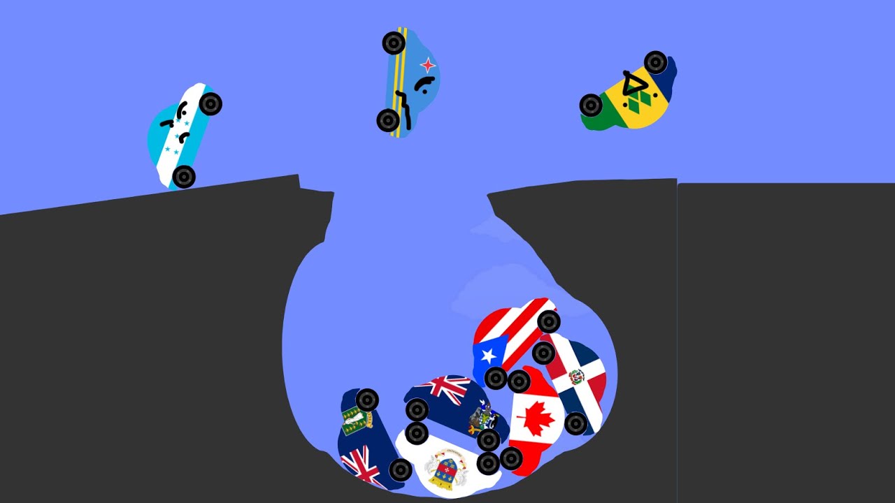 Car racing but the cars can collide with each other 