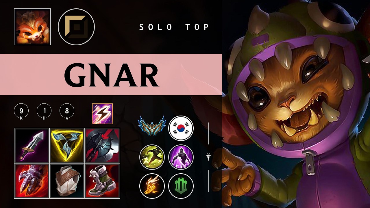 Gnar Top vs K'Sante - KR Challenger Patch 26.05