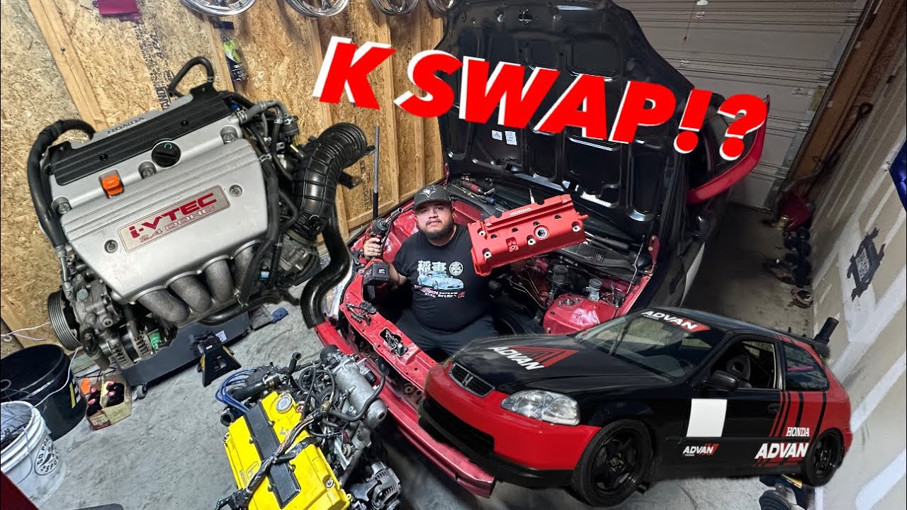 K24 Пришло время поменять мой EK Civic Hatchback!!