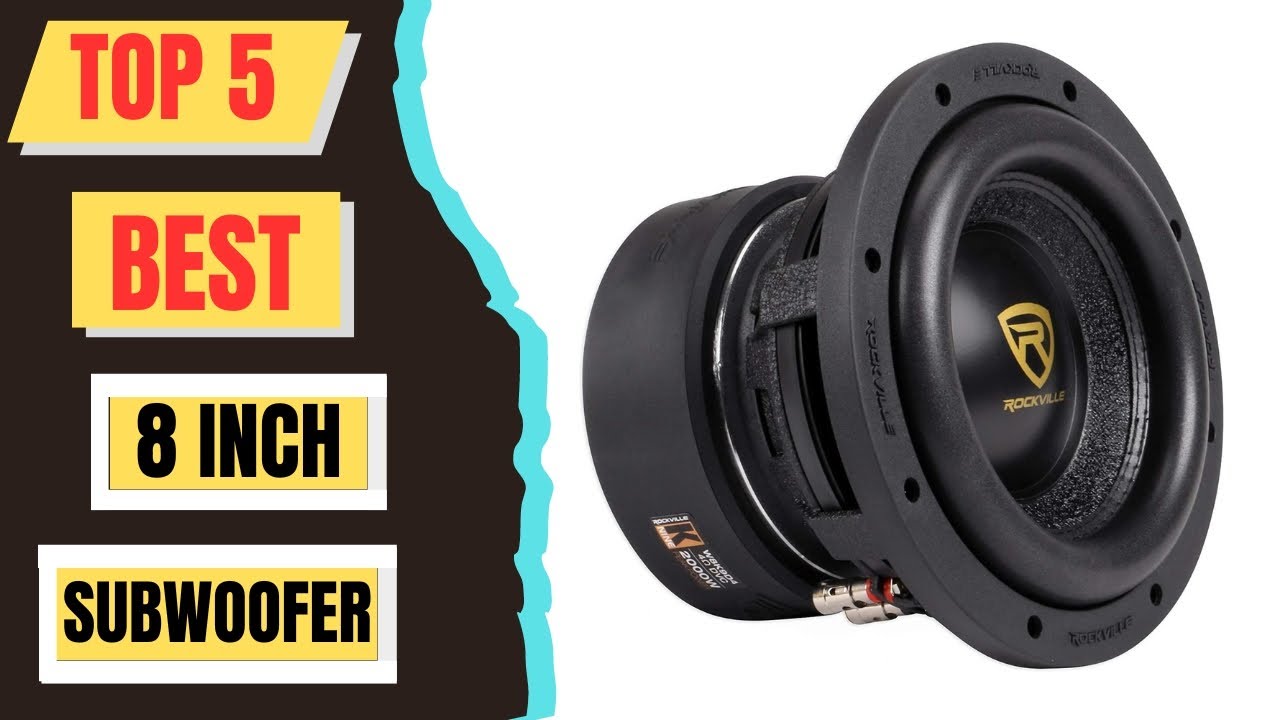 Top 5 Best 8 Inch Subwoofer || 8 Inch Subwoofer Speaker 2023