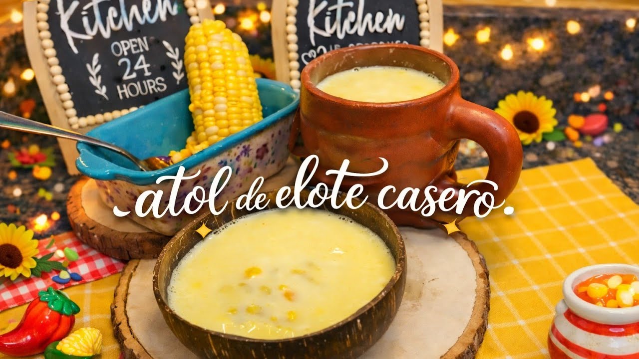 Atol de Elote: Calientito, Cremoso y para Compartir ❤️”