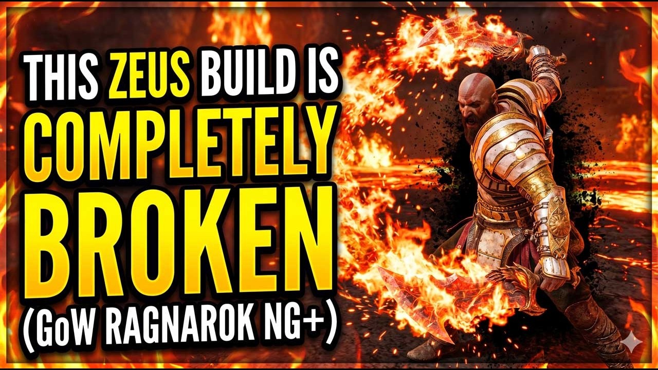 This Zeus Build is completely BROKEN (GoW Ragnarok NG+) @theRadBrad