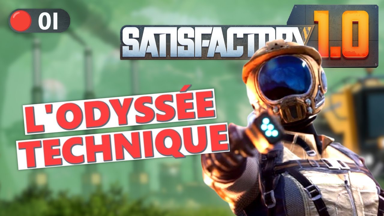 🔴 [FR] On installe les 1ères usines de la Korporation | Satisfactory 1.0 Live