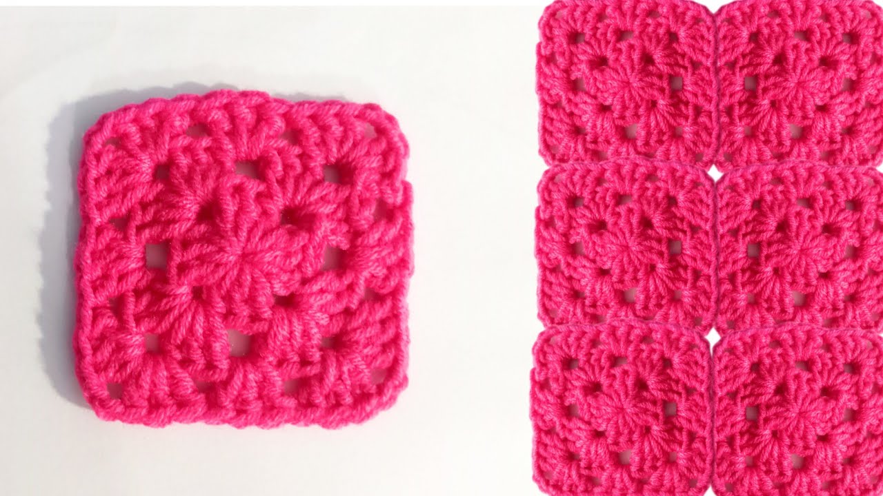 Simple & Beautiful Granny Square For Bag & Blanket | Crochet for Beginners 🧶💗