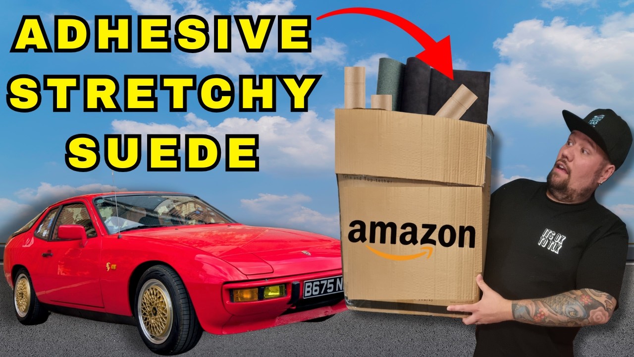 САМОКЛЕЯЩАЯСЯ ЭЛАСТИЧНАЯ ЗАМША ОТ AMAZON ПРЕОБРАЖАЕТ МОЮ МАШИНУ!